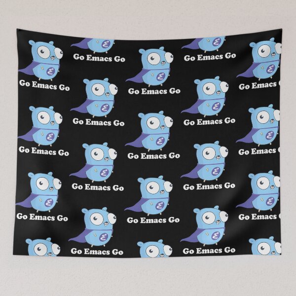 Item preview, Go Emacs Go Black designed and sold by ForRealSerial.