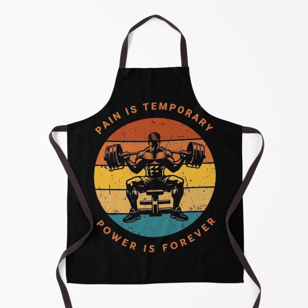 Item preview, Retro Bodybuilding Quote - Pain is Temporary, Pride is Forever designed and sold by Shopeon Designs.