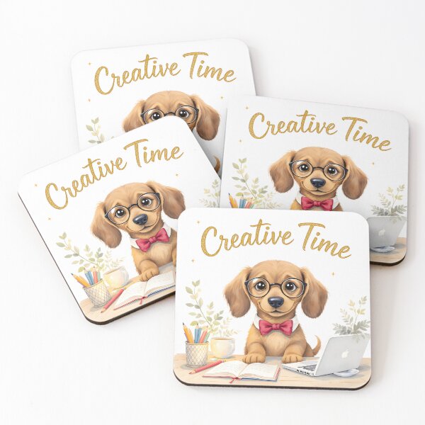 Item preview, Working Dachshund Creative Time Art designed and sold by Kedspicedesign.