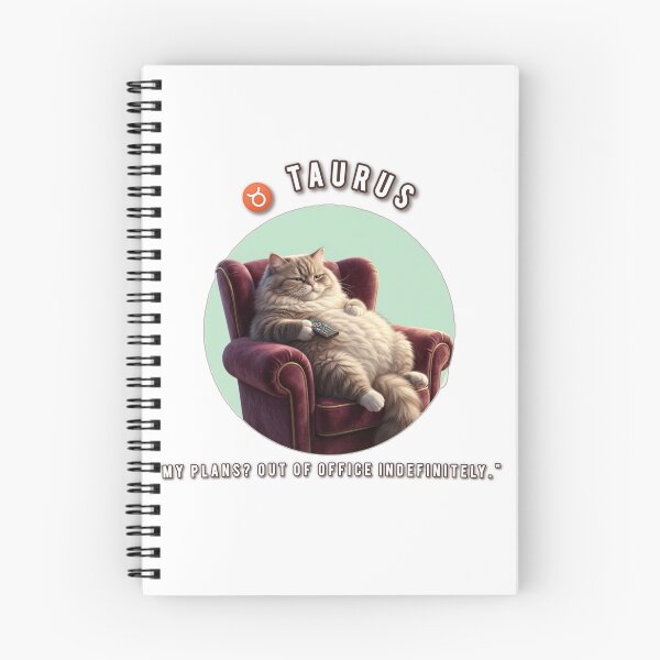 Item preview, Funny Taurus Cat Lazy Zodiac Sarcastic Astrology designed and sold by Addy77shop.