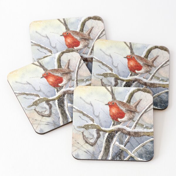 Item preview, Robin redbreast in the snow designed and sold by Kathryn Green.