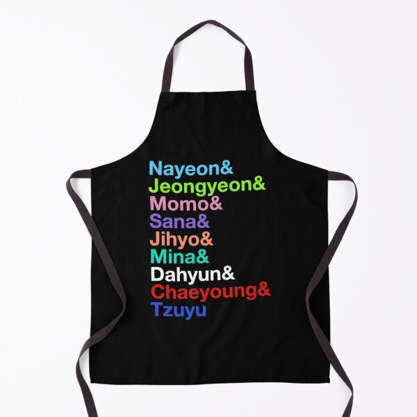 Artikelvorschau, Nayeon Jeongyeon Momo Sana Jihyo Mina Dahyun Chaeyoung Tzuyu Zweimal Namen (Farbversion) entworfen und verkauft von PerditaLu.