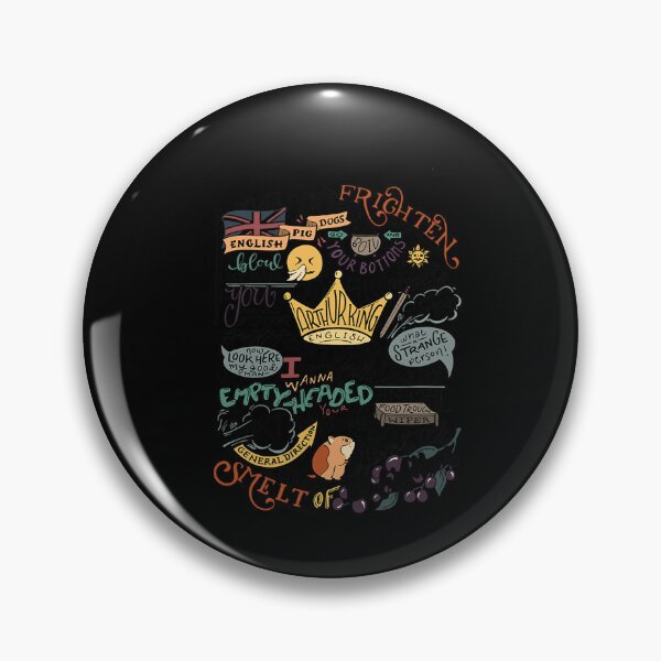 Item preview, (Colorized) Monty Python French Castle Insults designed and sold by sheneciasaunde.