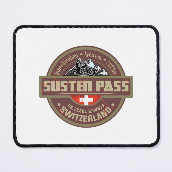 Item preview, Susten Pass Sustenppass Switzerland Suisse Schweiz Motorcycle Cycle Sticker T-Shirt Sticker 02 designed and sold by shopbyjnb.