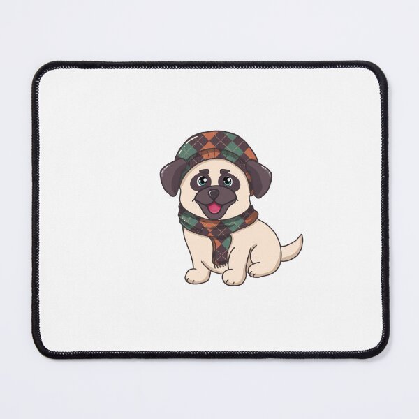 Item preview, Cute Pug wearing Autumn Hat  designed and sold by Hello-Cuties.