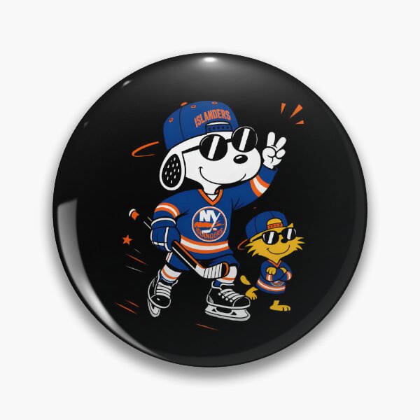 Item preview, Snoopy Islanders Ice Hockey designed and sold by Nahkolahmom.