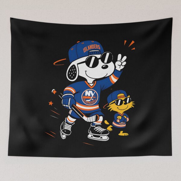 Item preview, Snoopy Islanders Ice Hockey designed and sold by Nahkolahmom.