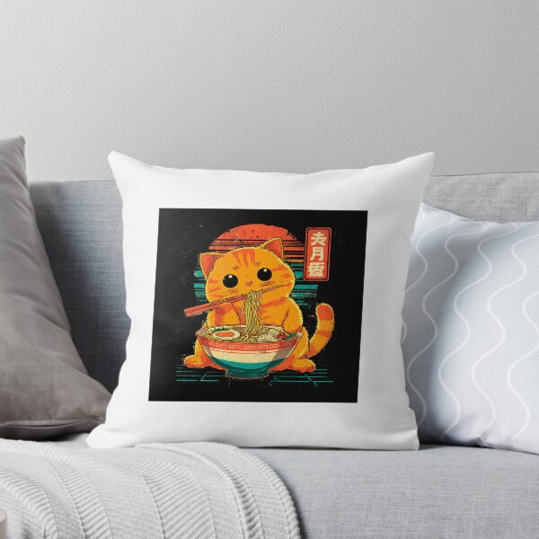 Item preview, Kawaii foodie cat ramen designed and sold by hedatla.