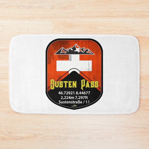 Item preview, Susten Pass Sustenppass Switzerland Suisse Schweiz Motorcycle Cycle Sticker T-Shirt Sticker 03 designed and sold by shopbyjnb.