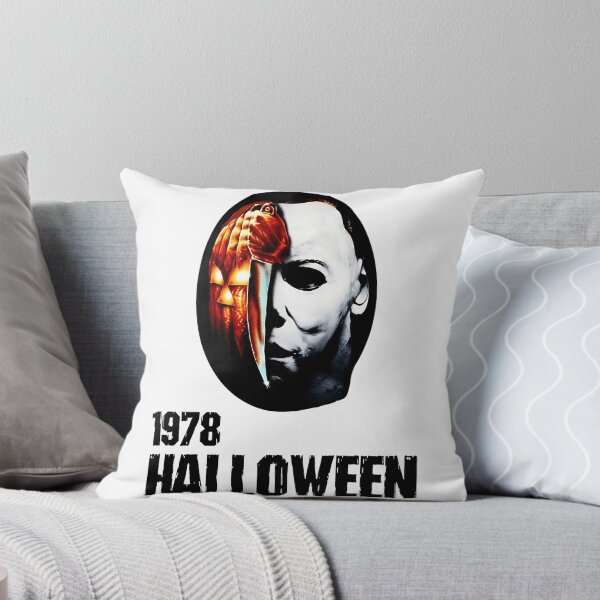 Item preview, Vintage Halloween Michael Myers Pumpkin Horror Mask Design designed and sold by AmyYu44086.