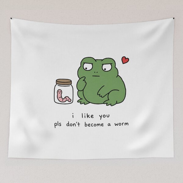 Item preview, I Like You Funny Frog Meme designed and sold by MonkiFlipp.
