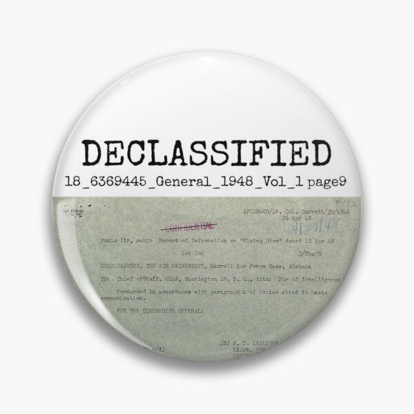 Item preview, UFO DECLASSIFIED 18_6369445_General_1948_Vol_1 page 9 designed and sold by CG17s.
