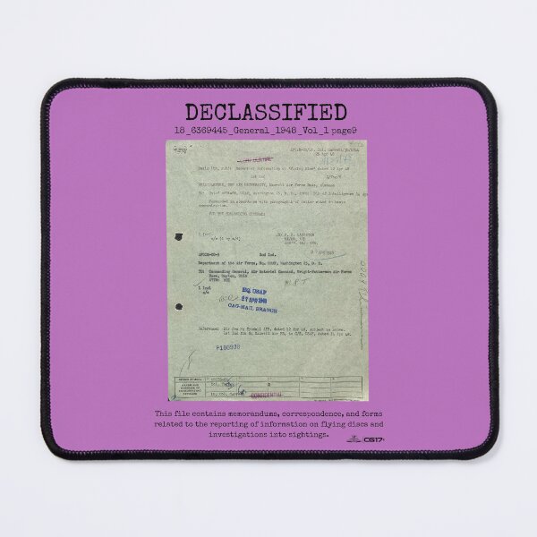 Item preview, UFO DECLASSIFIED 18_6369445_General_1948_Vol_1 page 9 designed and sold by CG17s.