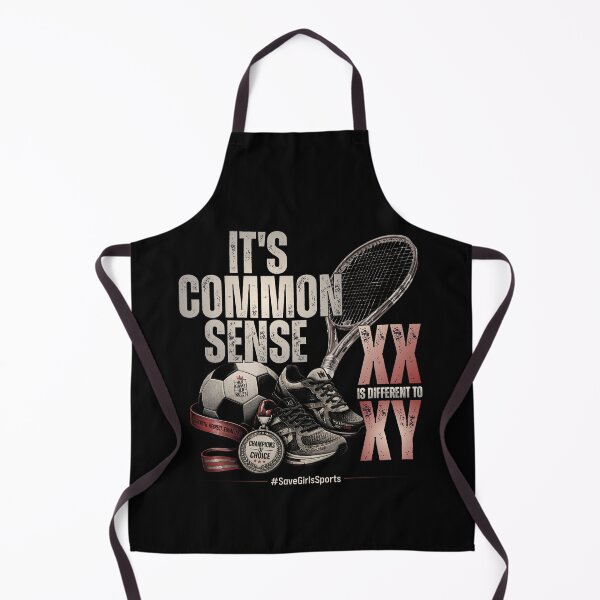 Item preview, It's Common Sense XX is Different to XY Save Girls Sports Collage designed and sold by PROPera-design.
