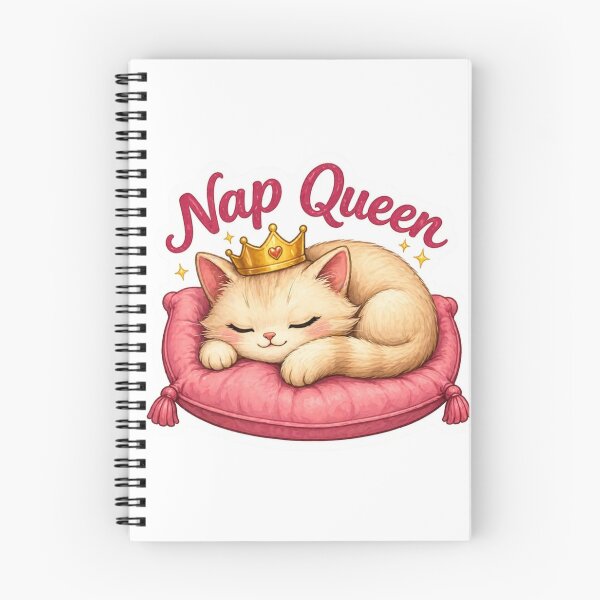 Item preview, Nap Queen Cat T-Shirt | Cute Sleepy Cat Design designed and sold by Cool Tee World .