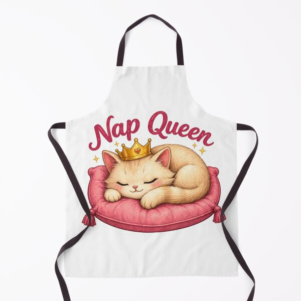 Item preview, Nap Queen Cat T-Shirt | Cute Sleepy Cat Design designed and sold by Cool Tee World .