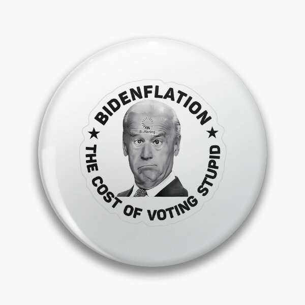 Item preview, Bidenflation The Cost Of Voting Stupid Sticker designed and sold by AnyLilThing.