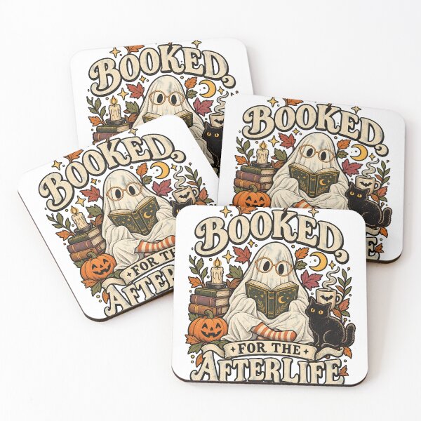 Item preview, Booked for the Afterlife Cozy Reading Ghost designed and sold by KireVeronica.