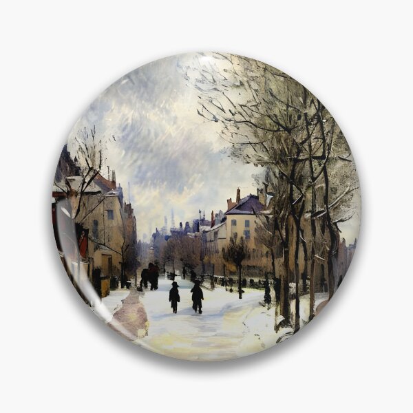Item preview, Snow Effect, The Boulevard de Pontoise at Argenteuil designed and sold by artdesignsnow.