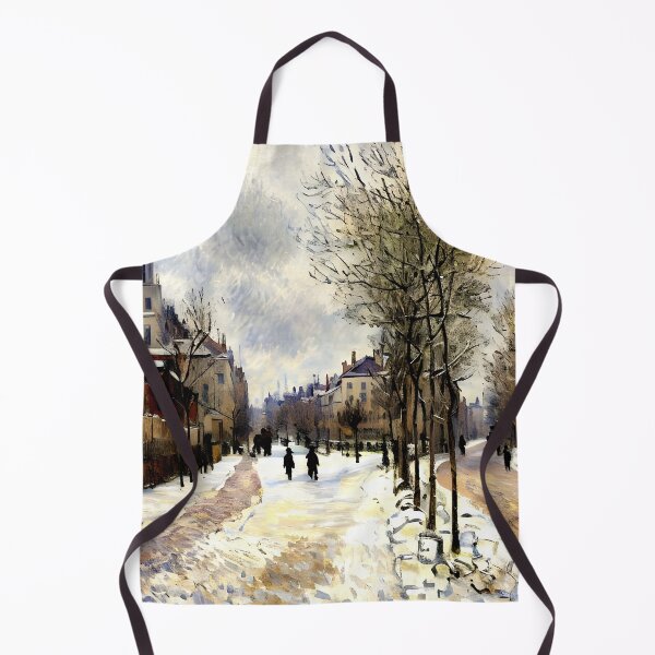 Aperçu de l'œuvre Effet Neige, Le Boulevard de Pontoise à Argenteuil créée et vendue par artdesignsnow.