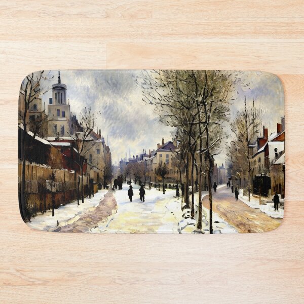 Item preview, Snow Effect, The Boulevard de Pontoise at Argenteuil designed and sold by artdesignsnow.