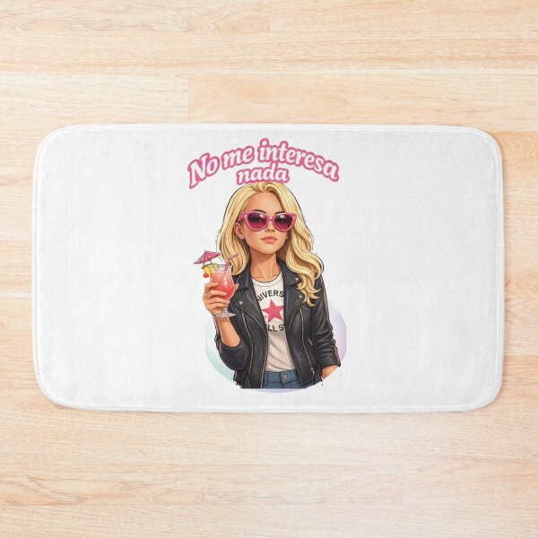 Item preview, No Me Interesa Nada Sassy Unbothered Girl Funny Spanish Quote designed and sold by strAva-desinge.