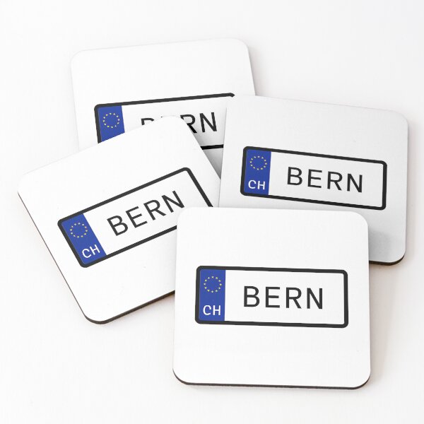 Item preview, Switzerland Bern Number Plate designed and sold by shopbyjnb.