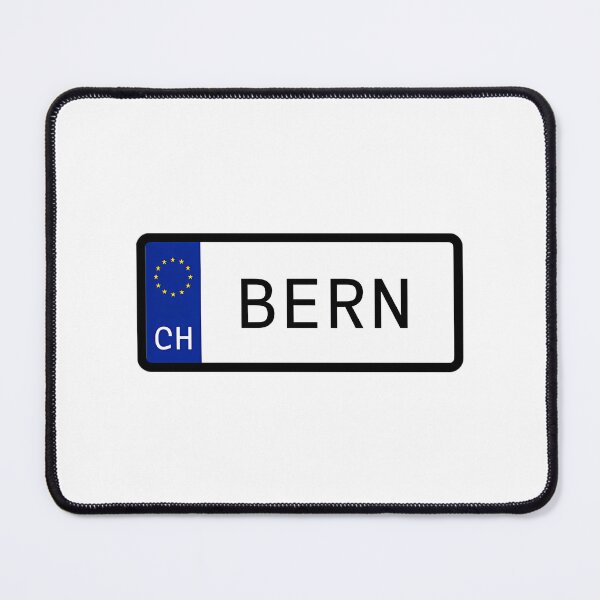 Item preview, Switzerland Bern Number Plate designed and sold by shopbyjnb.