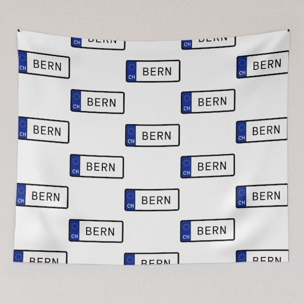 Item preview, Switzerland Bern Number Plate designed and sold by shopbyjnb.
