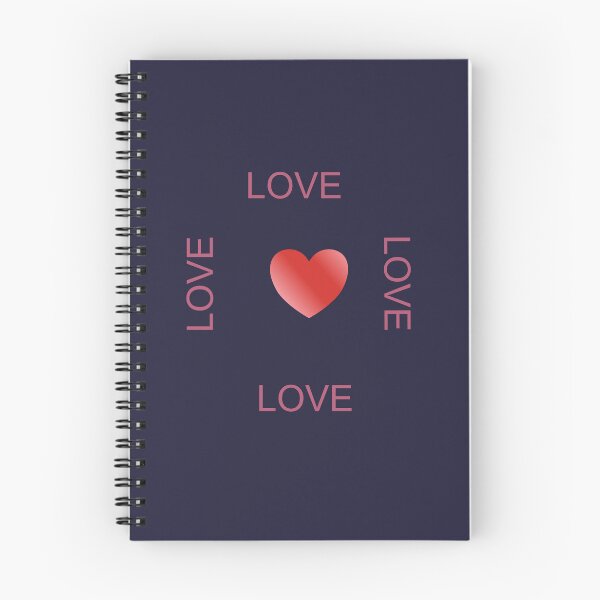 Item preview, Minimalist Red Heart Love Typographic Design designed and sold by SahmatArt.