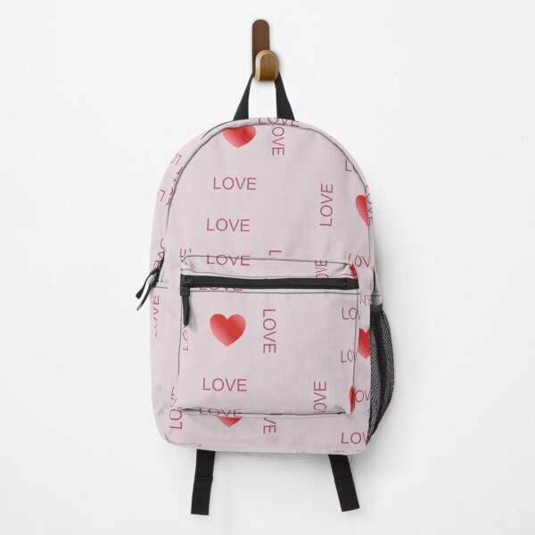 Item preview, Minimalist Red Heart Love Typographic Design designed and sold by SahmatArt.