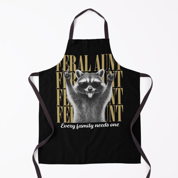 Item preview, Feral Aunt Funny Raccoon Auntie Aunts Women Humor Comfort Colors  designed and sold by IvanZimmerman.