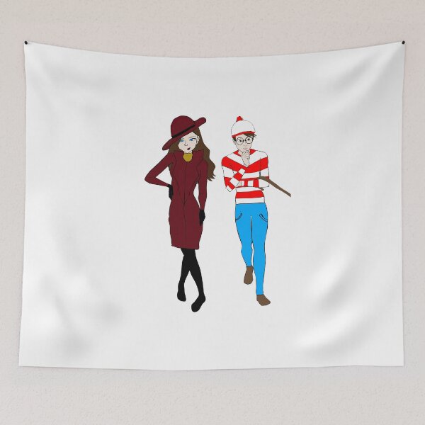 Item preview, Waldo y Carmen ahora están haciendo la búsqueda designed and sold by Woobie85.