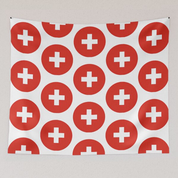 Item preview, Switzerland Circle Flag designed and sold by shopbyjnb.