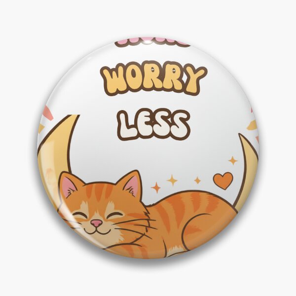 Item preview, Schnurren statt Sorgen Mondkatze designed and sold by Paw-and-Purr.