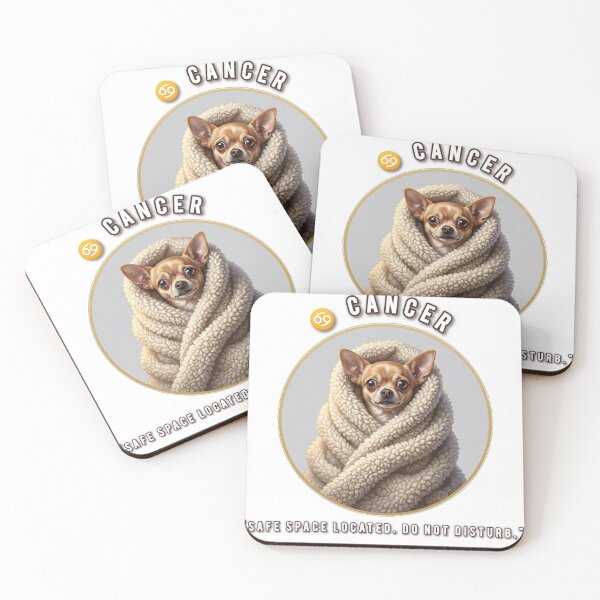 Item preview, Funny Cancer Dog Chihuahua Zodiac Sarcastic Astrology designed and sold by Addy77shop.