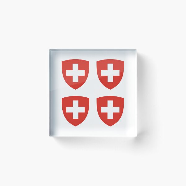 Item preview, Switzerland Coat Of Arms (4 Pack) designed and sold by shopbyjnb.