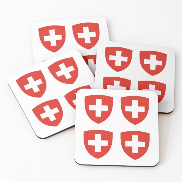 Item preview, Switzerland Coat Of Arms (4 Pack) designed and sold by shopbyjnb.
