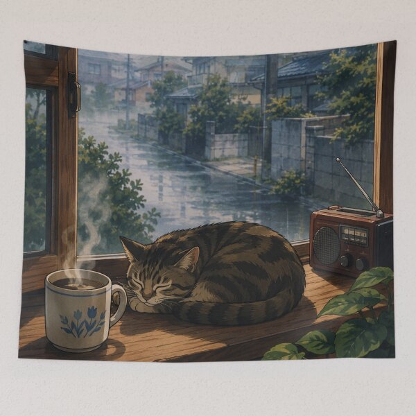 Item preview, Lofi Vibes: Amber Morning designed and sold by bapupa.