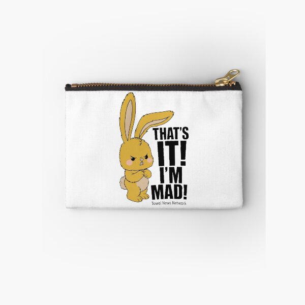 Item preview, That's It I'm Mad Towel News Network Rabbit designed and sold by onlytiggokk.
