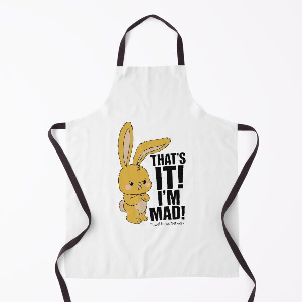 Item preview, That's It I'm Mad Towel News Network Rabbit designed and sold by onlytiggokk.