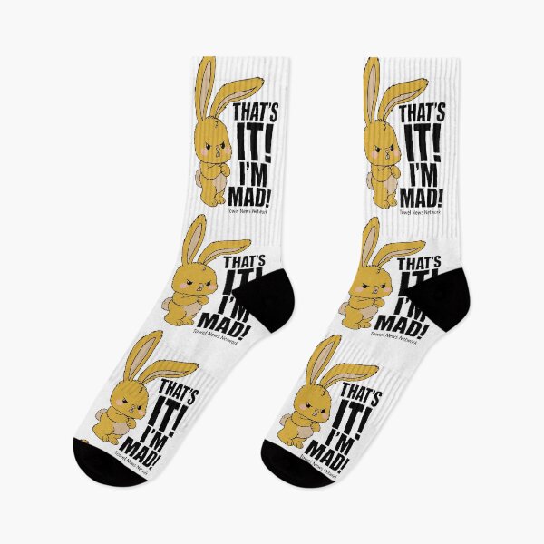 Item preview, That's It I'm Mad Towel News Network Rabbit designed and sold by onlytiggokk.