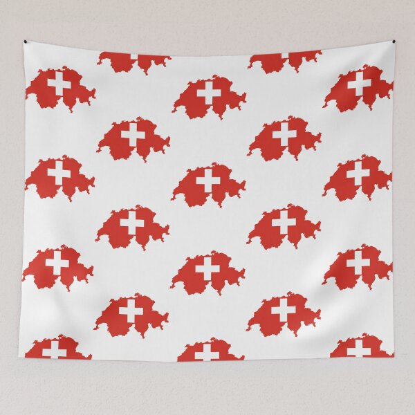 Item preview, Switzerland Flag Map designed and sold by shopbyjnb.