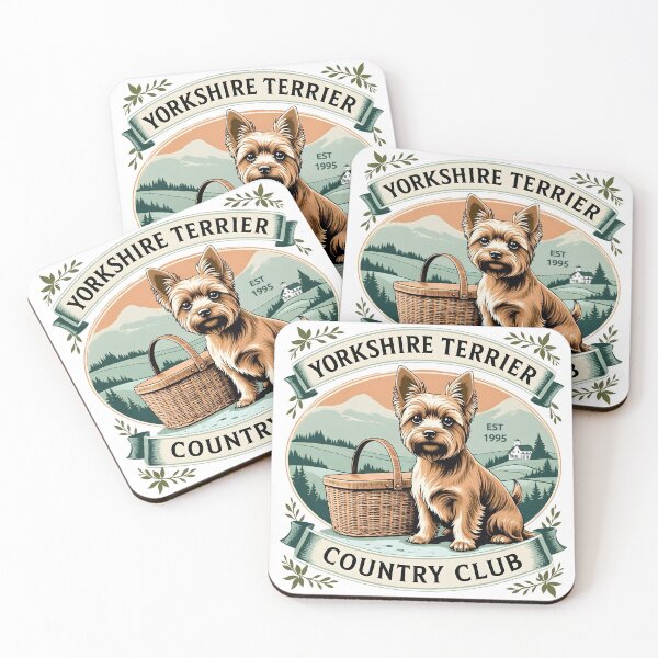 Item preview, Yorkshire Terrier Country Club Vintage designed and sold by DesignPower-pl.