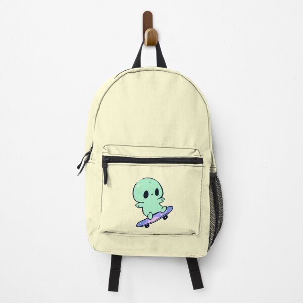 Item preview, Cute Kawaii Alien Riding a Skateboard designed and sold by jianina-alondra.