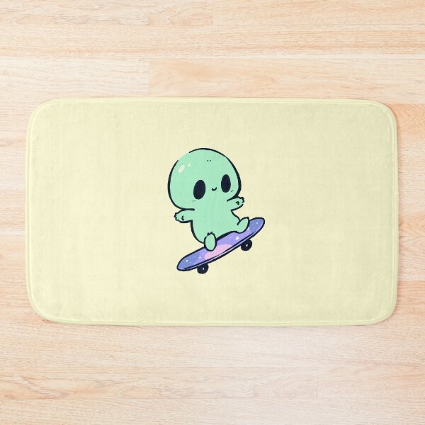 Item preview, Cute Kawaii Alien Riding a Skateboard designed and sold by jianina-alondra.