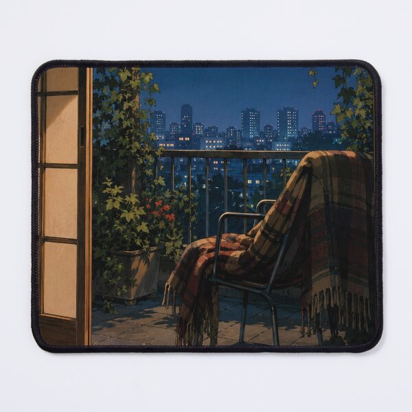 Item preview, Lofi Vibes: Starlit Balcony designed and sold by bapupa.