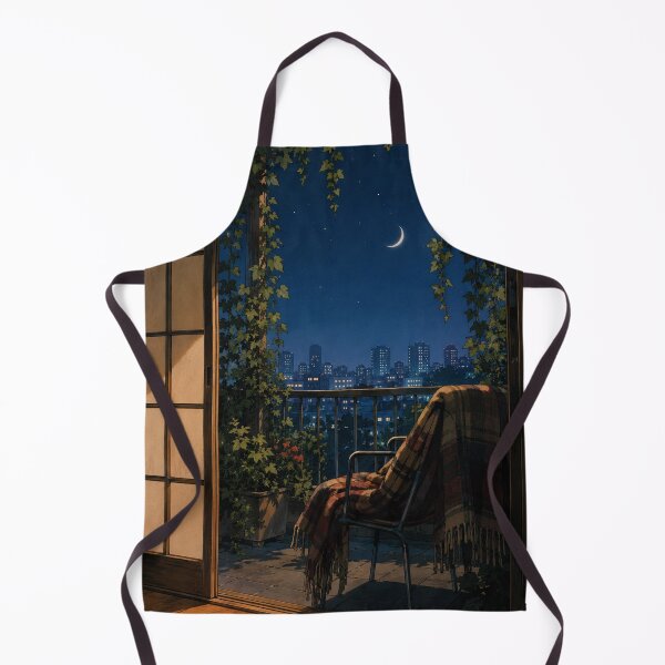 Item preview, Lofi Vibes: Starlit Balcony designed and sold by bapupa.