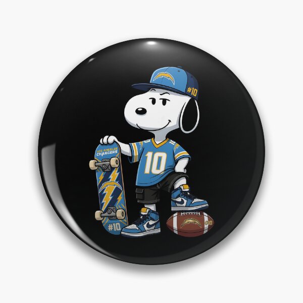 Item preview, Snoopy Los Angeles Football Skater designed and sold by Nahkolahmom.
