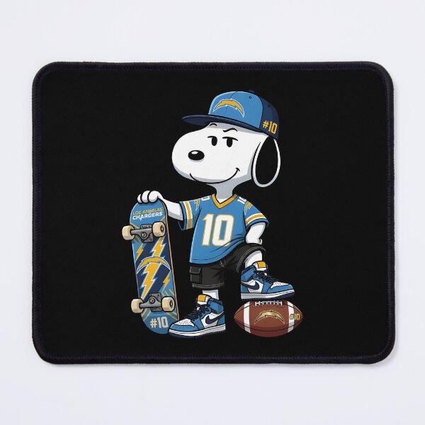 Item preview, Snoopy Los Angeles Football Skater designed and sold by Nahkolahmom.